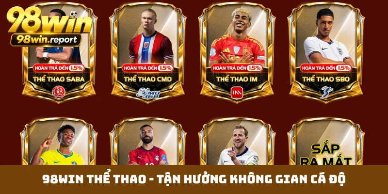 98WIN Thể Thao - Tận Hưởng Không Gian Cá Độ An Toàn
