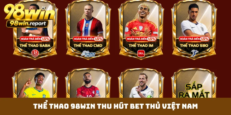 Thể thao 98WIN thu hút bet thủ Việt Nam